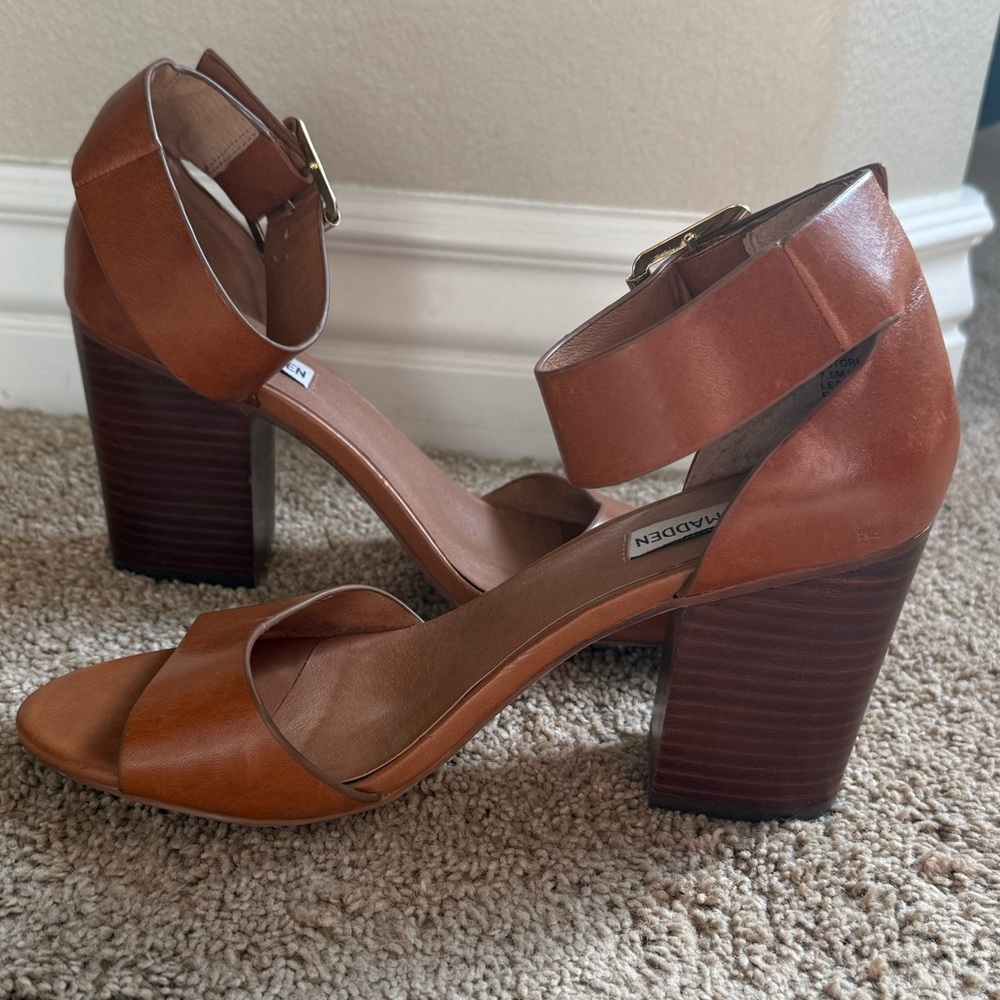 Steve Madden Estoria Ankle Strap Heel Sandals - Picture 7 of 9